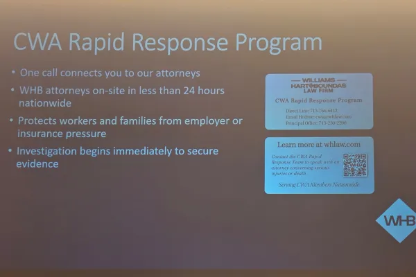 Williams Harts and Boundas LLP Rapid response program