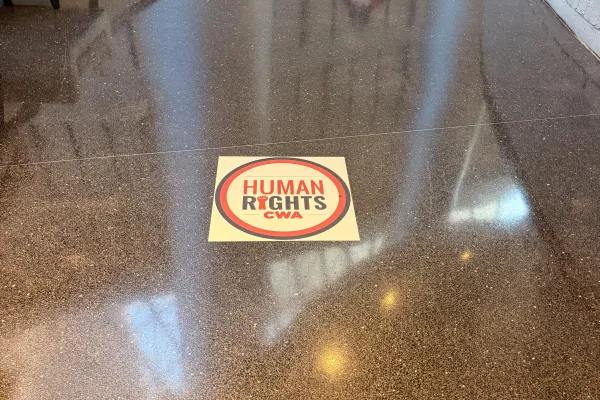 Human rights emblem of the Floor