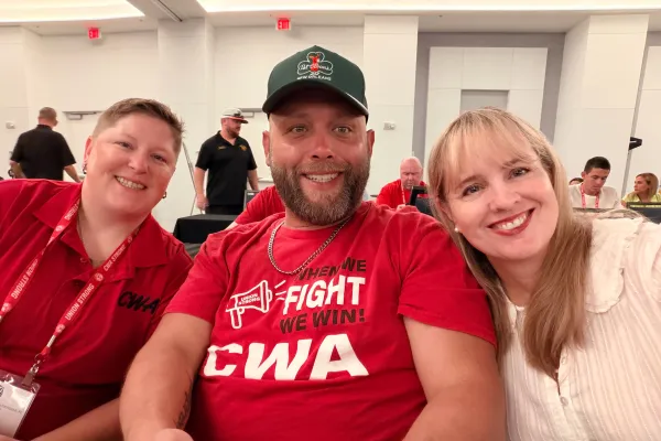 Katie, Josh and Lori at the Conference