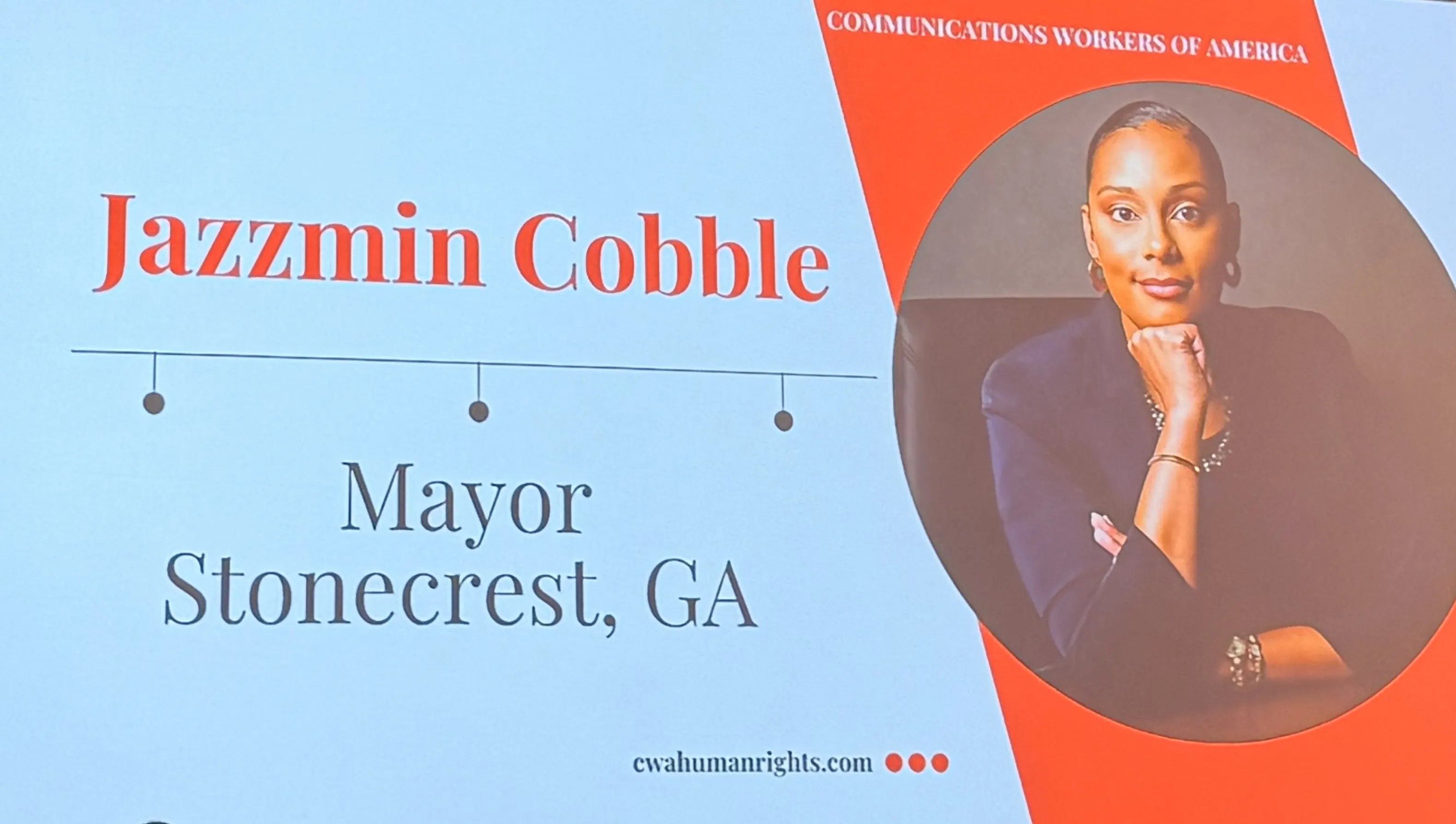 Jazzmin Cobble - Mayor of Stonecrest, GA