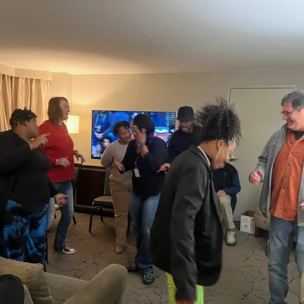 Hospitality Room Dancing