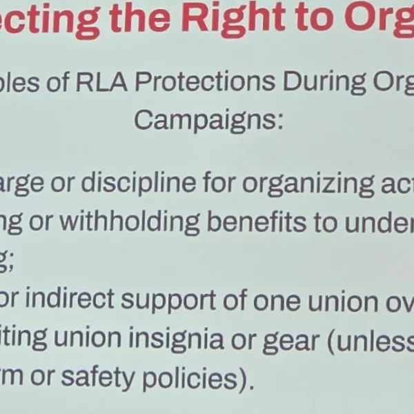 Protecting your right to organize